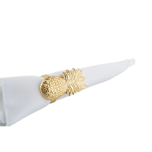 Servilleteros de Metal Dorado de la más alta calidad, diseño elegante, servilletero de pez estrella, soporte para anillo, decoración festiva de Navidad a la venta - Product Image 5