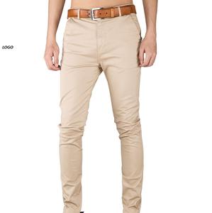 2024 pantalones transpirables de Color sólido en blanco para hombre, Pantalones rectos, Pantalones chinos de negocios informales, Pantalones chinos ajustados personalizados para hombres - Product Image 6