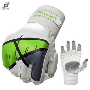 Guantes MMA profesionales de alta calidad 100% cuero PU suave cómodo con impresión de logotipo personalizado equipo de lucha personalizable - Product Image 2