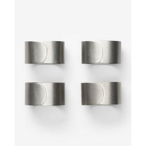 Elegantes servilleteros de acero inoxidable de primera calidad con detalles intrincados y acabado resistente al óxido para la decoración de la mesa del comedor - Product Image 2