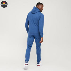 Chándal deportivo de peso pesado para hombre, ropa de gimnasio de gran tamaño de manga larga para invierno, conjunto de tela fresca de invierno - Product Image 5