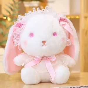 Bán Buôn Chất Lượng Cao Tùy Chỉnh Dễ Thương Thú Nhồi Bông Thỏ Sang Trọng Đồ Chơi Búp Bê Sang Trọng Plushie Hộp Trang Trí PP Bông Đầy 31-50Cm - Product Image 3