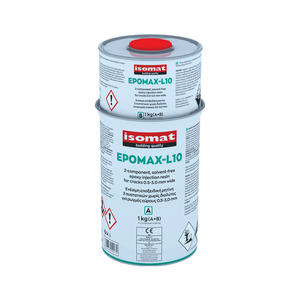 Resina epoxi de inyección de 2 componentes sin disolventes para grietas de 0,5-3,0mm de ancho | EPOMAX-L10 - Product Image 1