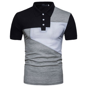 Camisetas personalizadas de algodón y poliéster, polos de 3 tonos, 65, 35, venta al por mayor - Product Image 4