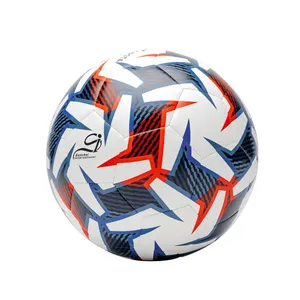 标准尺寸5 PU材料足球球机-缝合PU材料运动联盟新到货PU皮革官方足球