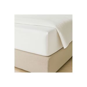 Juego de Sábanas de Poliéster Blanco de 100x200cm, 3 Piezas, Suave y Duradero, 1 Sábana Ajustable y 2 Fundas de Almohada, Estilo Simple, Diseño Liso - Product Image 2