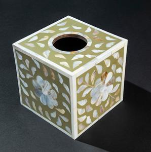 Dispensador de tejido con incrustaciones de hueso personalizado, gran oferta, servilletero de mesa de lujo, incrustaciones de hueso, hogar y cocina - Product Image 5