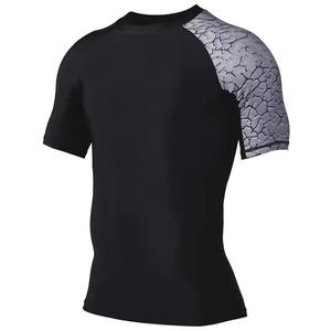 Camiseta de Manga Corta Transpirable de Secado Rápido con Serigrafía 2025 para Hombre, para MMA, con Logotipo Personalizado y Tu Propio Diseño - Product Image 4