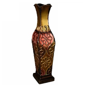 Vase à fleurs au sol en métal élégant et moderne Pots à fleurs et vases en métal aux prix de gros pour la décoration de mariage d'hôtel à la maison - Product Image 6