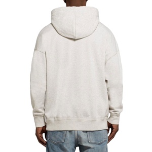 Thermique de haute qualité vierge Logo personnalisé 100% coton Hoodies surdimensionné Streetwear fabricant en gros porter des sweats à capuche hommes - Product Image 2