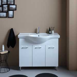 Mueble de Baño con Lavabo Ravenna de 105 cm, con Acabado Blanco para Exportación - Product Image 2