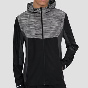 เสื้อแจ็คเก็ตมีฮู้ดสำหรับผู้ชาย น้ำหนักเบา ซิปหน้า ดีไซน์ทันสมัย ผ้าฝ้ายฟลีซ 100% แห้งเร็ว ระบายอากาศได้ดี เหมาะสำหรับฤดูหนาว - Product Image 1