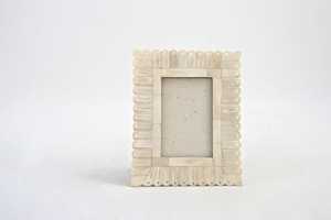 Marco de fotos con incrustaciones de hueso floral con marco de Arte de acabado natural para álbumes de fotos y accesorios de uso interior y regalos personalizados - Product Image 3