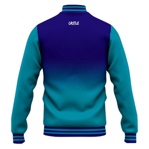 Vente en gros de veste universitaire en laine à manches en cuir de qualité supérieure personnalisée veste Lettermen de l'équipe de baseball et de sport du lycée - Product Image 2