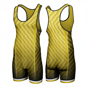 Combinaison de lutte unisexe personnalisée Speemo Sports, sublimation, spandex/nylon, uniforme extensible, respirant, combinaison de compression, devant - Product Image 4