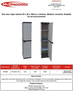 Supports de rangement sans vis Mongardi de qualité supérieure Support en plastique PVC étanche durable non pliant amovible multifonction - Product Image 5