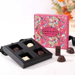 Caja de papel para chocolate Caja de embalaje de chocolate al por mayor Caja de embalaje de regalo de chocolate bonito - Product Image 1