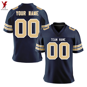 Custom Logo American <b>Football</b> Jersey High Quality Sublimated Polyester Sports Wear for Men and Women XL Size <b>Shirts</b> - Product Image 5