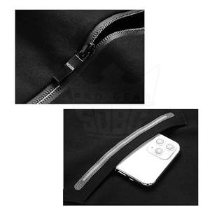 ชุดวอร์มผู้ชายแบบสบาย เป็นมิตรกับสิ่งแวดล้อม เหมาะสำหรับฤดูหนาว แบบลำลอง มีซิป แห้งเร็ว น้ำหนักเบา เหมาะสำหรับการวิ่ง - Product Image 3