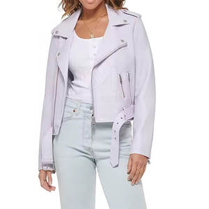 Veste en cuir pour femmes, taille plus, prix de gros, différentes couleurs, design et logo personnalisés - Product Image 4