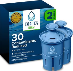 Filtri di Ricambio <span class=keywords><strong>Brita</strong></span> Elite <span class=keywords><strong>per</strong></span> Caraffe e Dispenser, Senza BPA, Confezione da 2, Blu - Product Image 3