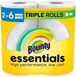 Essuie-tout jetables Bounty Select-A-Size 6 feuilles par rouleau de 90 rouleaux doubles blancs doux et absorbants à 3 plis pour un usage domestique - Product Image 4