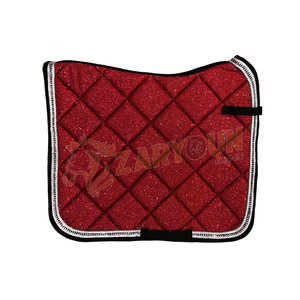 Tapis de selle de cheval à paillettes embellies Optimal Fit Tissu en polyester de conception personnalisable pour le saut et l'équitation - Product Image 5