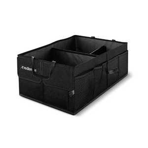 Portable and Foldable Leather <b>Car</b> Trunk & <b>Seat</b> Back Organizer Luxury Waterpoof Design <b>for</b> <b>Car</b> <b>Storage</b> - Product Image 1