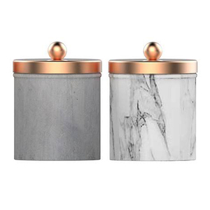 Velas de cera de soja perfumadas personalizadas de lujo, tapas decorativas con diseño de martillo, tarros de Metal dorado para Navidad para entretenimiento festivo - Product Image 2