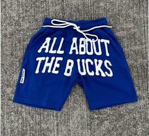 Pantalones cortos de hombre cómodos con estampado teñido anudado con logotipo personalizado 100% algodón estilo informal cintura elástica bordado Vintage - Product Image 1