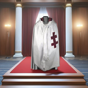 Uniformes Masónicos de Caballero Templario Bordados de Alta Calidad al por Mayor con Accesorios, Tela de Lona, Cruz Roja, Insignia Masónica - Product Image 1