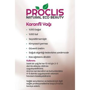 Huile essentielle de clou de girofle 100% naturelle 10 ml avec bouchon pulvérisateur Qualité supérieure Origine Turquie pour la santé et le bien-être - Product Image 5