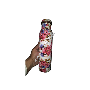 Modern Design Copper <b>Bottle</b> with High Quality Metal Lid Direct Drinking & Boiling Applicable Customized Wholesale Drinkware - Product Image 3