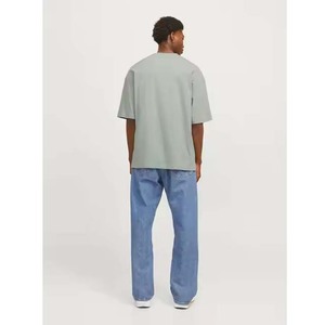 Vente en gros T-shirts personnalisés délavés à l'acide pour hommes T-shirts vierges de style vintage T-shirts unisexes avec logo personnalisé d'usine - Product Image 2