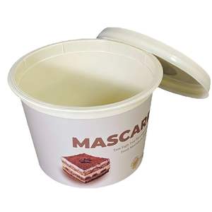 ถังพลาสติก PP ทรงกลม ขนาด 16 ออนซ์ สำหรับใส่อาหาร ปลอดภัยต่ออาหาร ผลิตด้วยวิธีฉีดขึ้นรูป พร้อมฝาปิด รุ่น DYF520 - Product Image 2