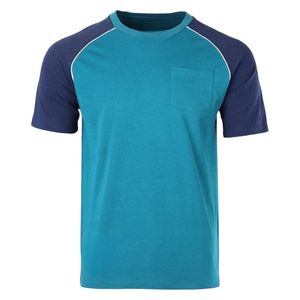 เสื้อยืดคอกลมแขนล็อกแบบริงเกอร์สำหรับผู้ชายผ้าฝ้าย100% ตัดขอบเสื้อยืดคอกลมระบายอากาศได้ออกแบบได้ตามต้องการ - Product Image 1