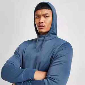 Sudadera con Capucha Deportiva de Invierno Personalizada al por Mayor, Chaqueta de Entrenamiento Transpirable de Corte Regular para Hombre - Product Image 2