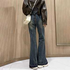 Jeans de pierna recta para mujer, cintura alta, ajuste holgado, mezclilla de algodón delgada, ropa de calle informal transpirable, pantalones de moda, estilo de fabricante - Product Image 2