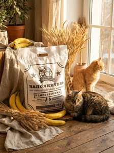Litière pour chats en granulés de blé écologiques, propre et moelleuse, parfum banane, pour chats, hamsters, rongeurs, lapins et petits animaux, 20L 10kg - Product Image 2