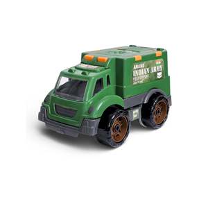 Anand AUV Mini Véhicule Militaire Jouet à Friction Bus Camion pour Enfants Garçons Cadeau Matériel Plastique et Métal Échelle Militaire - Product Image 1