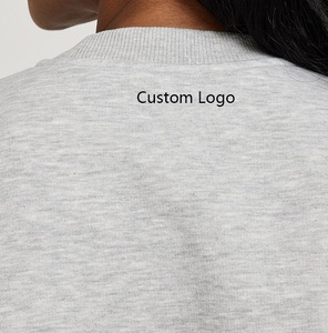 Sweat-shirt surdimensionné imprimé personnalisé Fourniture directe Sweats à capuche pour femmes Sweats à capuche avec logo personnalisé Sweatshirts pour femmes en coton biologique - Product Image 5