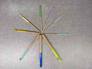 Votre marque à marge élevée B2B Crochet crochet ensemble toutes les tailles avec étui personnalisé accessoire de mercerie couture outils de tricot - Product Image 5