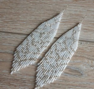 Luxury Quality <b>Emerald</b> Green Beaded Tassel Earrings - Product Image 1