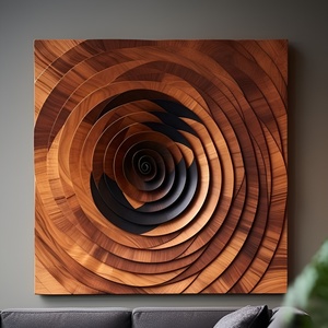 Elegante decoración de pared de madera de 24 ''por 16'', tapices de pared con borde rústico enmarcado para casa de campo, sala de estar, dormitorio y Decoración de cocina - Product Image 2