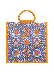 Sacs en jute imprimés de créateur Forme rectangulaire avec poignées Cadeau de shopping Occasion de mariage Meilleurs prix par les fournisseurs Sac fait main - Product Image 5