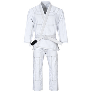 OEM Ligero Transpirable Jiu Jitsu Gi Impresión personalizada Costura reforzada Característica de estiramiento Competición de entrenamiento Desgaste de artes marciales - Product Image 2