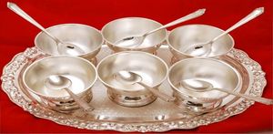 Assiette à feuilles en laiton de la meilleure qualité et ustensiles de cuisine et restaurants et utilisation à la main et forme ronde avec couvercle et poli sans danger pour l'eau - Product Image 3