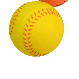 Vente en gros de ballons de baseball légers en cuir PU avec logo personnalisé ballons d'entraînement promotionnels avec mitaines - Product Image 2