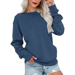 Sudadera con capucha de gran tamaño para mujer de alta calidad con diseño impreso Sudadera de manga larga para ropa de calle informal Hombro caído para invierno - Product Image 2