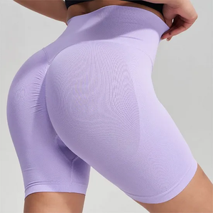 Logotipo personalizado Fitness Mujeres Yoga Shorts 2 en 1 Transpirable Entrenamiento Pantalones cortos para correr con bolsillo Gimnasio Desgaste para las mujeres - Product Image 1